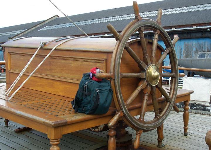 Friedrich at the helm