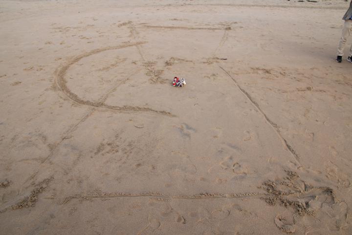 Orion on the beach